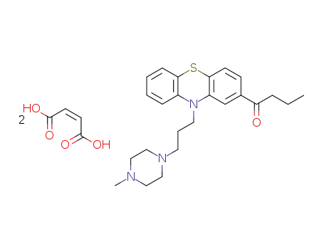 Bis[1-[3-[2-(1-oxobutyl)-10H-phenothiazin-2-YL]propyl]-4-methylpiperazin-1-YL] maleate