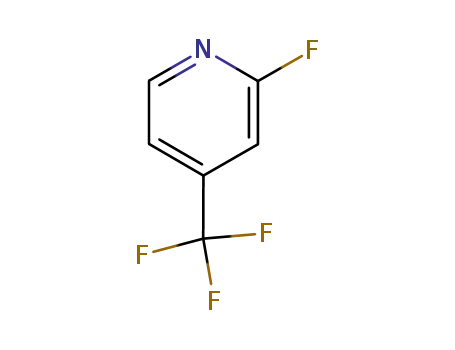 Molecular Structure of 118078-66-3 (2-Fluoro-4-trifluoromethyl-pyridine)