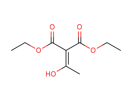 Molecular Structure of 31575-84-5 (Propanedioic acid, (1-hydroxyethylidene)-, diethyl ester)
