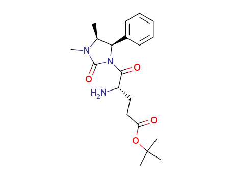 Molecular Structure of 220280-79-5 (tert-butyl (4S,4'S,5'R)-4-amino-5-(3',4'-dimethyl-2'-oxo-5'-phenyl-1'-imidazolydinyl)-5-oxopentanoate)