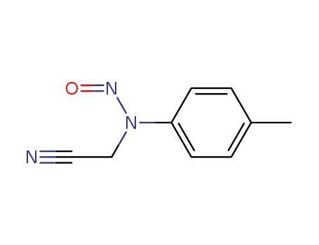 Molecular Structure of 829-28-7 (Acetonitrile, [(4-methylphenyl)nitrosoamino]-)