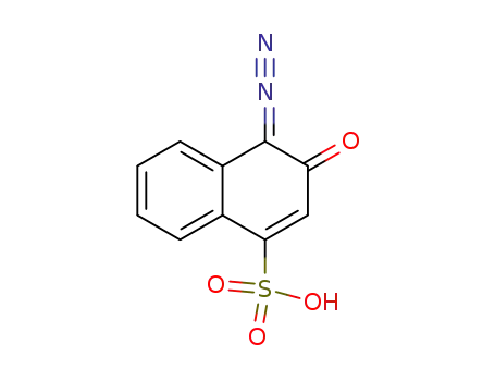 Molecular Structure of 4857-47-0 (1,2-NAPHTHOXY-DIAZOLE-4-SULFONIC ACID)