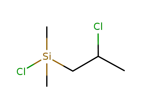 Molecular Structure of 132240-03-0 (Silane, chloro(2-chloropropyl)dimethyl-)