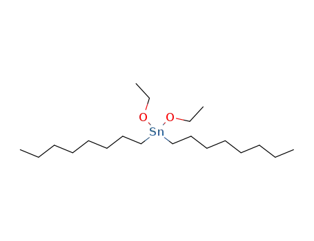 Molecular Structure of 76040-13-6 (di-n-octyl-diethoxy tin)