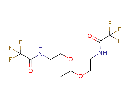 Molecular Structure of 1415392-92-5 (N,N′-[ethane-1,1-diylbis(oxyethane-2,1-diyl)]bis-(2,2,2-trifluoroacetamide))