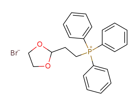 Molecular Structure of 86608-70-0 (2-(1,3-Dioxolan-2-yl)ethyltriphenylphosphonium bromide)