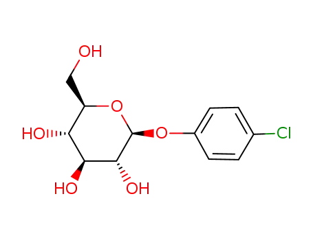 Molecular Structure of 4756-30-3 (b-D-Glucopyranoside,4-chlorophenyl)