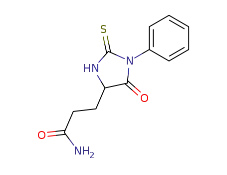 Molecular Structure of 10567-86-9 (PHENYLTHIOHYDANTOIN-GLUTAMINE)