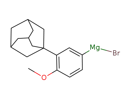 Molecular Structure of 1036766-54-7 (3-(1-adamantyl)-4-methoxybenzene magnesium bromide)