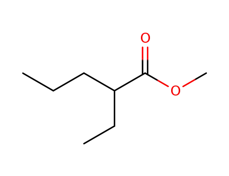 Molecular Structure of 816-16-0 (2-Ethylpentanoic acid methyl ester)