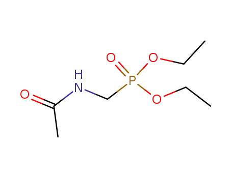 Molecular Structure of 20495-31-2 ((acetylaminomethyl)phosphonic acid diethyl ester)