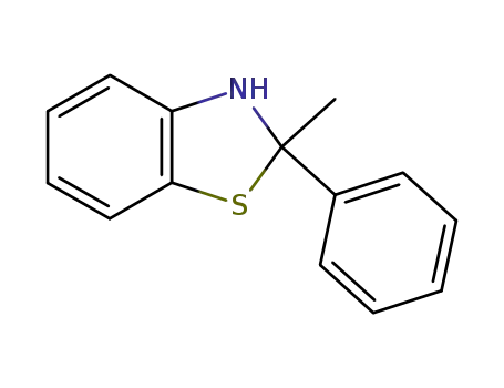 Molecular Structure of 6270-76-4 (2-methyl-2-phenyl-2,3-dihydro-1,3-benzothiazole)