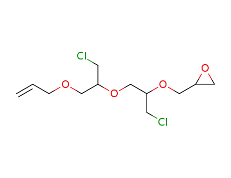Molecular Structure of 123046-07-1 (1-chloro-3-allyloxy-2-(2'-chloromethyl-2'-glycidyl)ethoxypropane)