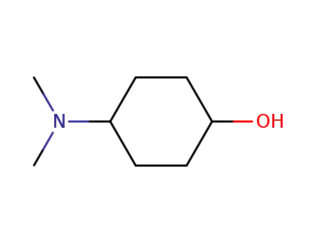 Molecular Structure of 103023-51-4 (trans-4-(Dimethylamino)cyclohexanol)