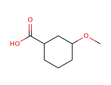 Molecular Structure of 99799-10-7 (3-METHOXYCYCLOHEXANECARBOXYLIC ACID)