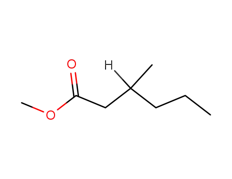 Molecular Structure of 2412-81-9 (METHYL 3-METHYLHEXANOATE)