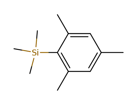Molecular Structure of 2060-91-5 (Silane, trimethyl(2,4,6-trimethylphenyl)-)