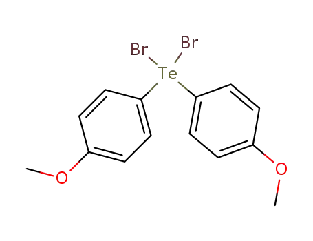 Molecular Structure of 24727-22-8 (dibromo-bis-(4-methoxy-phenyl)-λ<sup>4</sup>-tellane)