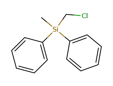 Molecular Structure of 18407-40-4 (chloromethyl-methyl-diphenyl-silane)