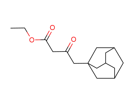 Molecular Structure of 33566-14-2 (4-adamantan-1-yl-3-oxobutyric acid ethyl ester)