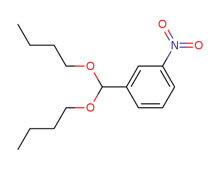 Molecular Structure of 86453-93-2 (Benzene, 1-(dibutoxymethyl)-3-nitro-)