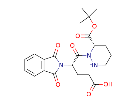 (γS)-γ-[[(6S)-6-[(1,1-dimethylethoxy)carbonyl]tetrahydro-1(2H)-pyridazinyl]carbonyl]-1,3-dihydro-1,3-dioxo-2H-Isoindole-2-butanoic acid