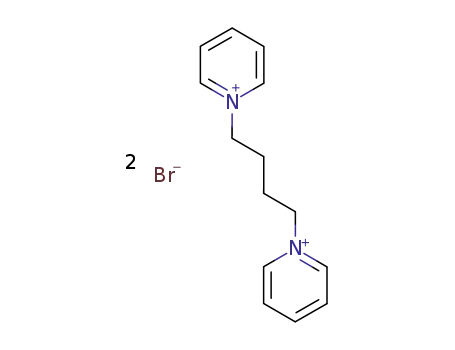 Molecular Structure of 14208-08-3 (Pyridinium,1,1'-(1,4-butanediyl)bis-, bromide (1:2))