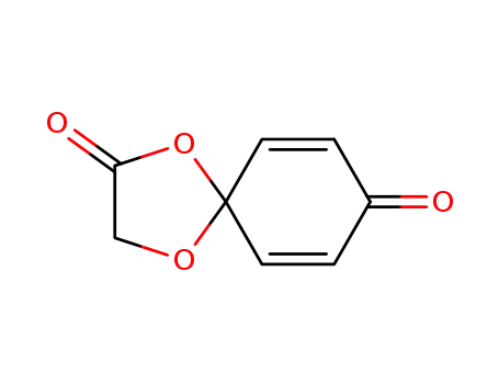 Molecular Structure of 4385-47-1 (1,4-dioxaspiro[4.5]deca-6,9-diene-2,8-dione)