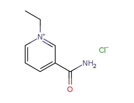 Molecular Structure of 14596-52-2 (1-ethylpyridine-5-carboxamide chloride)