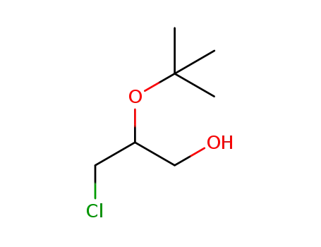 Molecular Structure of 56070-17-8 (1-Propanol, 3-chloro-2-(1,1-dimethylethoxy)-)