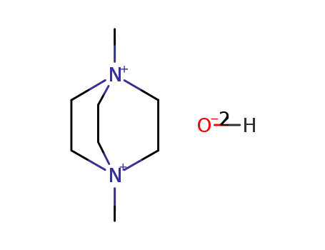 Molecular Structure of 14960-53-3 (1,4-dimethyl-1,4-diazabicyclo[2.2.2]octane-1,4-diium hydroxide)