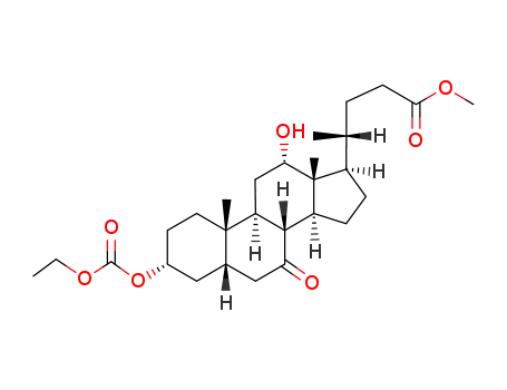 methyl4-(3-ethoxycarbonyloxy-12-hydroxy-10,13-dimethyl-7-oxo-1,2,3,4,5,6,8,9,11,12,14,15,16,17-tetradecahydrocyclopenta[a]phenanthren-17-yl)pentanoate