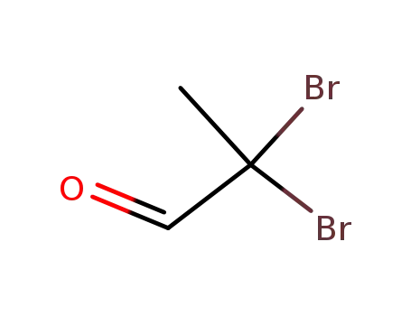 Molecular Structure of 63999-74-6 (Propanal, 2,2-dibromo-)