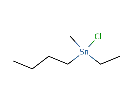 Molecular Structure of 15649-32-8 (n-Butyl-ethylmethyl-zinnchlorid)