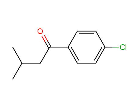 Molecular Structure of 71573-93-8 (1-Butanone, 1-(4-chlorophenyl)-3-methyl-)