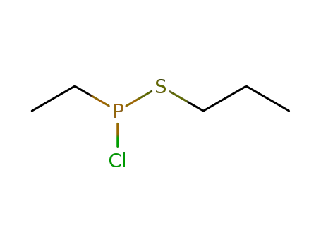 Molecular Structure of 16543-44-5 (Ethylthiophosphinsaeure-propylester-chlorid)