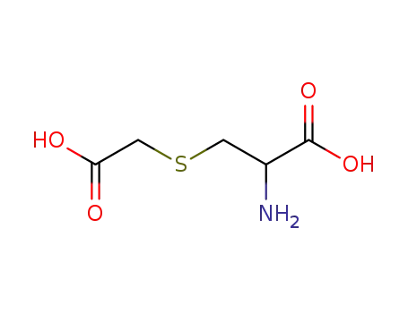 Molecular Structure of 25390-17-4 (S-(carboxymethyl)-DL-cysteine)