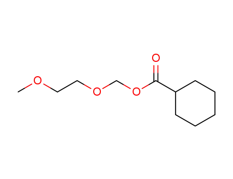 Molecular Structure of 81355-10-4 (cyclohexane carboxylic-methoxyethoxymethyl ester)