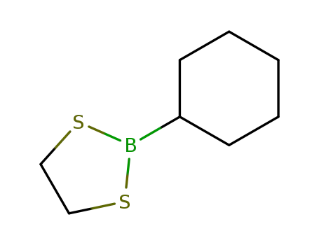 Molecular Structure of 88686-87-7 (1,3,2-Dithiaborolane, 2-cyclohexyl-)