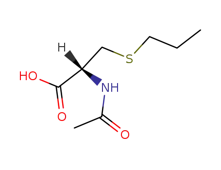 Molecular Structure of 14402-54-1 (N-Acetyl-S-propyl-L-cysteine)