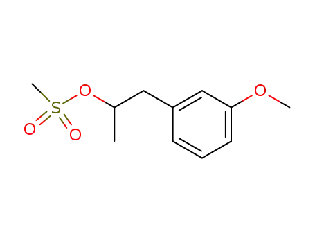 Molecular Structure of 872548-72-6 (1-(3-methoxyphenyl)-2-methanesulfonyloxypropane)