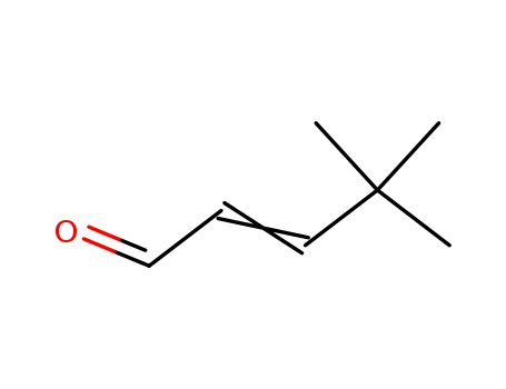 Molecular Structure of 926-37-4 (2-Pentenal, 4,4-dimethyl-)