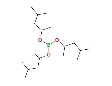 Molecular Structure of 5337-37-1 (Boric acid tris(1,3-dimethylbutyl) ester)