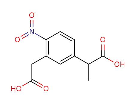 2-(3-Carboxymethyl-4-nitrophenyl)propionic acid
