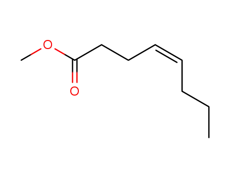 Molecular Structure of 21063-71-8 (methyl (Z)-oct-4-enoate)