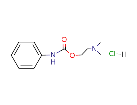Molecular Structure of 3739-06-8 (2-(dimethylamino)ethyl phenylcarbamate)