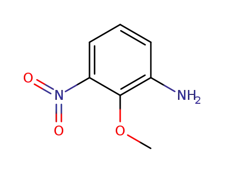 Molecular Structure of 85-45-0 (3-nitro-o-anisidine)