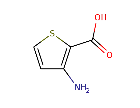 Molecular Structure of 55341-87-2 (3-Aminothiophene-2-carboxylic acid)