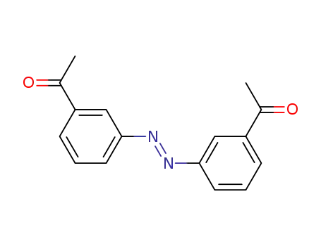 Molecular Structure of 151224-49-6 ((E)-1,1'-(diazene-1,2-diyl)bis(1,3-phenylene)bis(ethan-1-one))