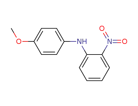 Molecular Structure of 54381-13-4 (N-(4-METHOXYPHENYL)-2-NITROBENZENAMINE)